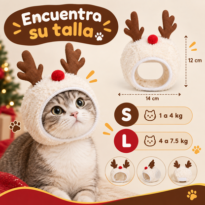 Gorro Navideño Para Gatos